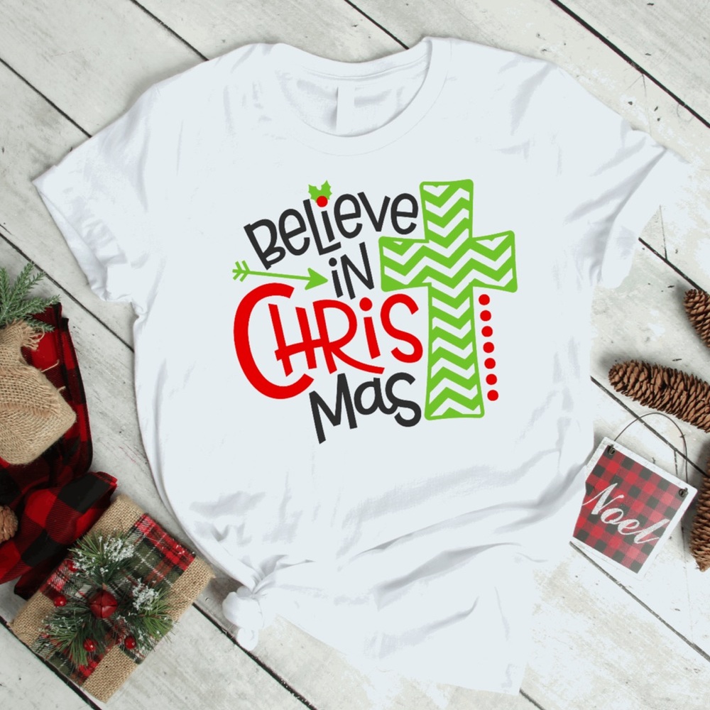 Believe in Christ(mas) tee